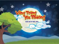 Chia sẻ file thiết kế phông sân khấu trung thu “Vầng trăng yêu thương”